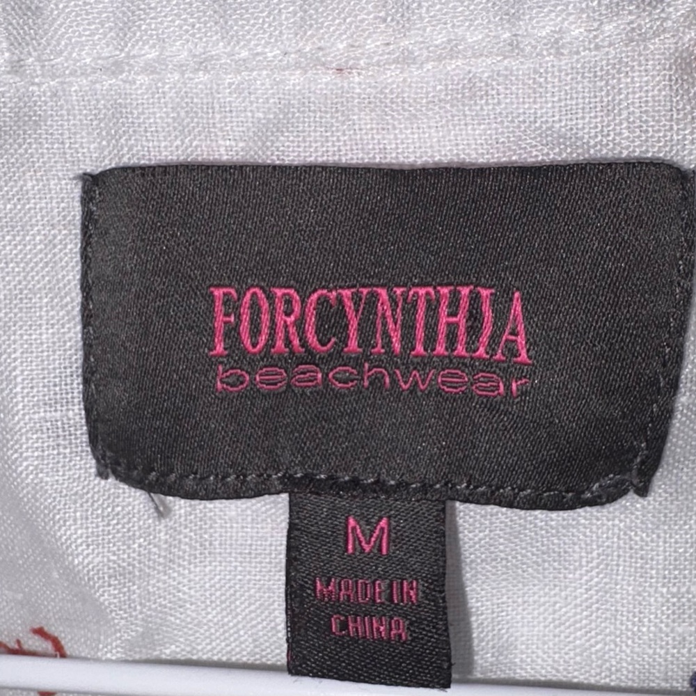 For Cynthia Beachwear Elegant White Top - Picture 2 of 2